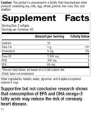 Tuna Omega-3 Oil, 120 Softgels, Rev 11 Supplement Facts