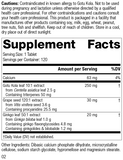 Gotu Kola Complex, 120 Tablets, Rev 02 Supplement Facts