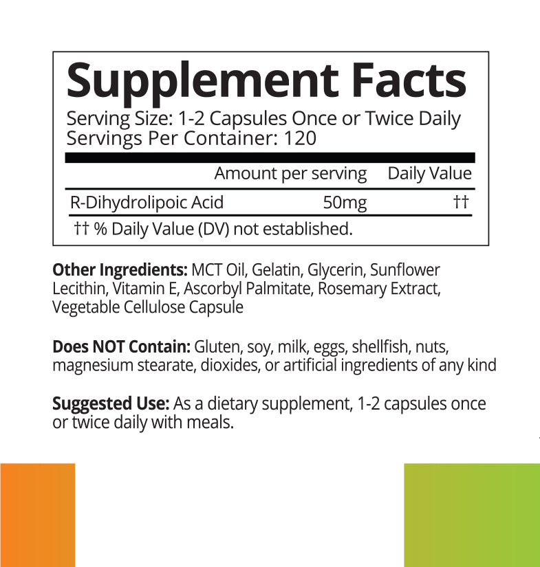 R-Dihydrolipoic Acid by Redox BioScience