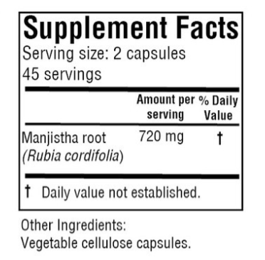 Manjistha Supreme by Supreme Nutrition