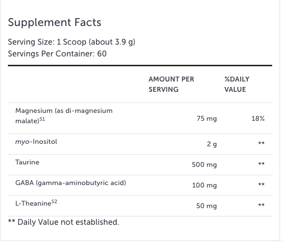 RelaxMax Powder 60 servings by Xymogen