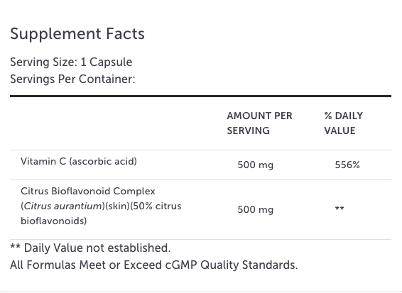 Bio C 1:1 90 Capsules by Xymogen