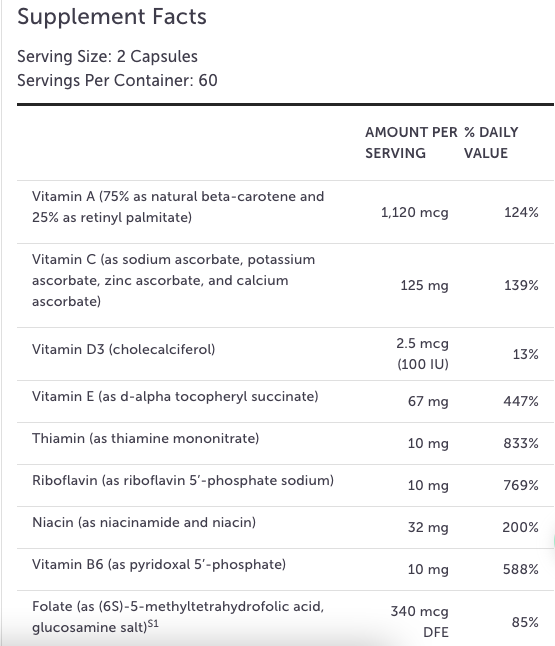 ActivNutrients without Iron by Xymogen