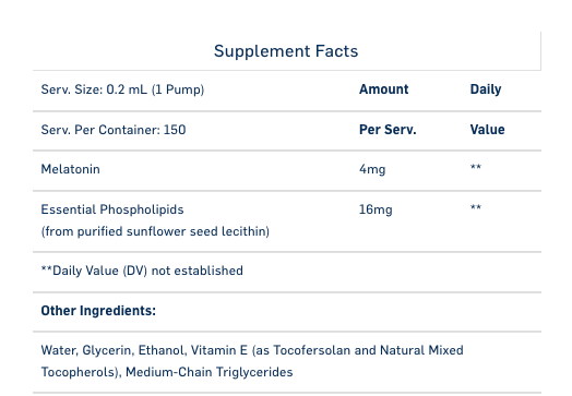 Liposomal Melatonin by Quicksilver Scientific