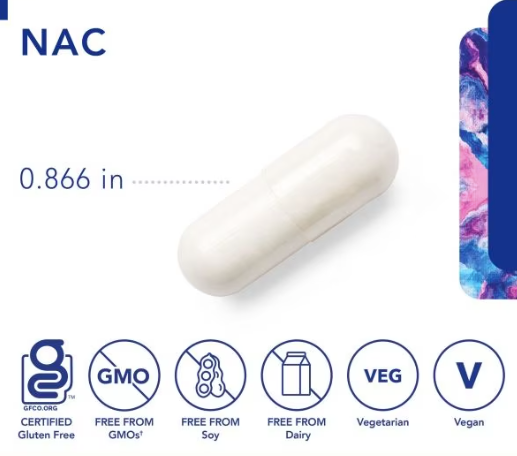 NAC 600mg by Pure Encapsulations