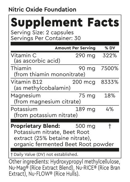 Nitric Oxide Foundation by Berkeley Life