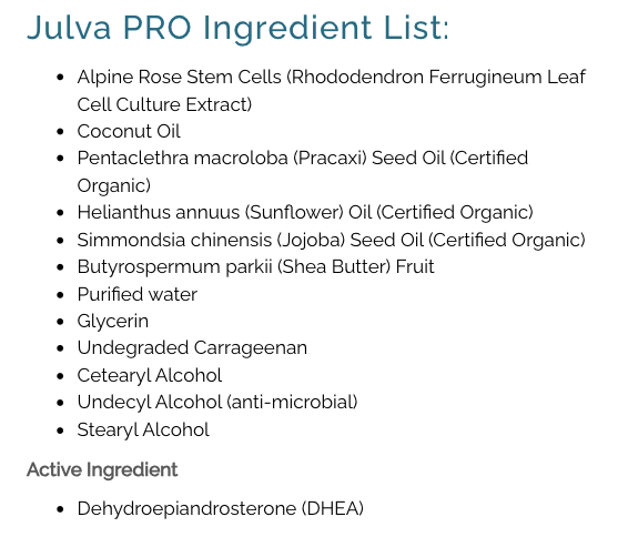 Julva Pro Vaginal Moisturizer by Dr. Anna Cabeca