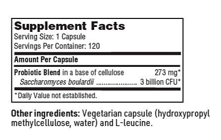 Ther-Biotic Saccharomyces Boulardii by SFI Health (formerly Klaire Labs)