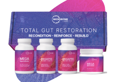 Deluxe Total Gut Restoration Kit by Microbiomelabs