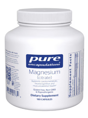 Magnesium Citrate 180's by Pure Encapsulations