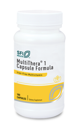 Multithera 1 Iron Free Capsules by SFI Health (formerly Klaire Labs)