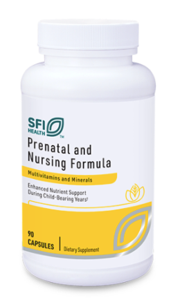 Prenatal & Nursing Formula by SFI Health (formerly Klaire Labs)