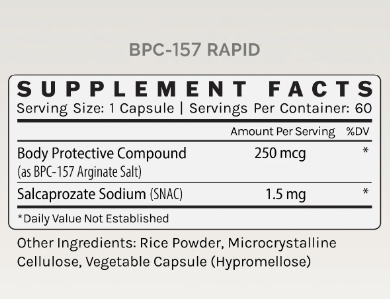 BPC-157 Rapid 250mcg by InfiniWell