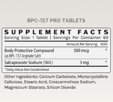 BPC-157 Pro 500mcg Tablets by InfiniWell