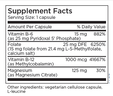 L-Methylfolate 15 mg + Cofactors by MethylPro