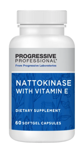 Nattokinase with Vitamin E by Progressive Labs