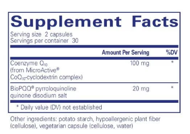SR-CoQ10 with PQQ 60's by Pure Encapsulations