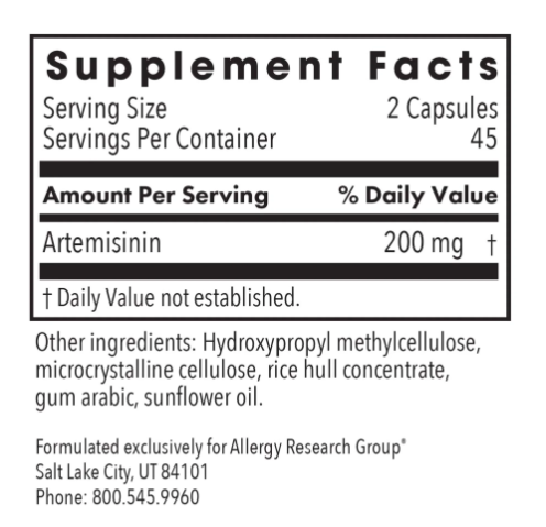 Artemisinin by Allergy Research Group