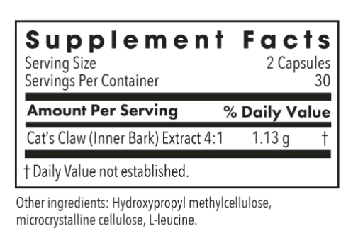 Cat's Claw by Allergy Research Group