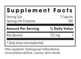 Ox Bile 125mg by Allergy Research