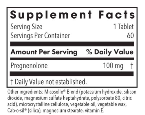 Pregnenolone 100mg by Allergy Research