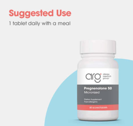 Pregnenolone 50 mg by Allergy Research Group