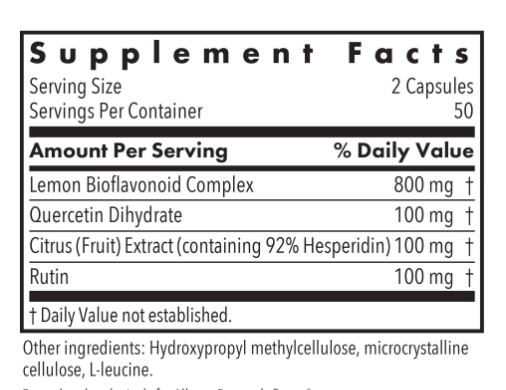 Quercetin Bioflavonoids by Allergy Research Group