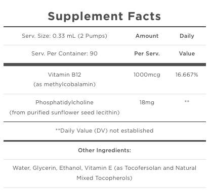 Liposomal Methyl B-12 Spray by Quicksilver Scientific