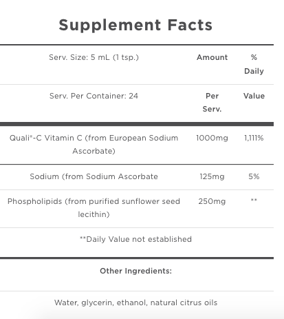 Liposomal Vitamin C by Quicksilver Scientific