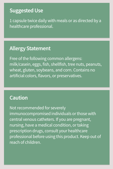 Ther-Biotic Saccharomyces Boulardii by SFI Health (formerly Klaire Labs)