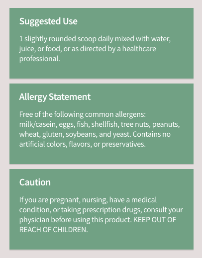 Multi-Element Buffered C Powder by SFI Health (formerly Klaire Labs)