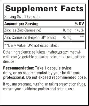 Zinc-Carnosine by Integrative Therapeutics