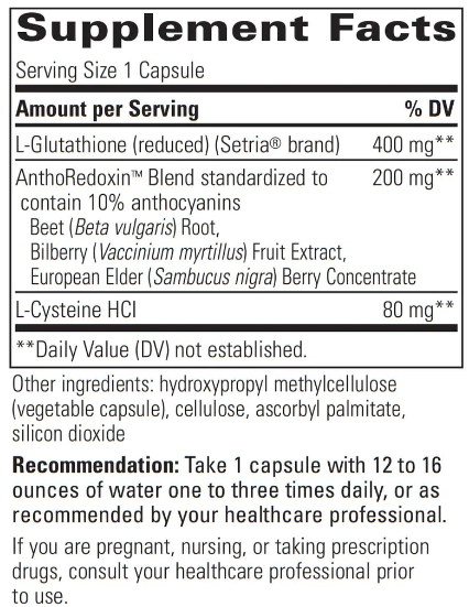 Glutathione Cell Defense by Integrative Therapeutics