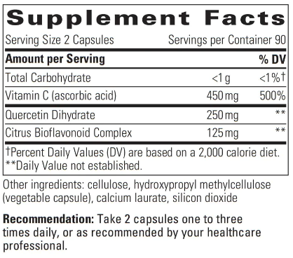 Vitamin C with Quercetin by Integrative Therapeutics