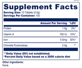 Chlorella Pyrenoidosa 1000 tab by BioPure