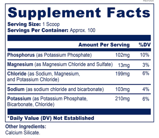 Matrix Electrolyte Powder by BioPure