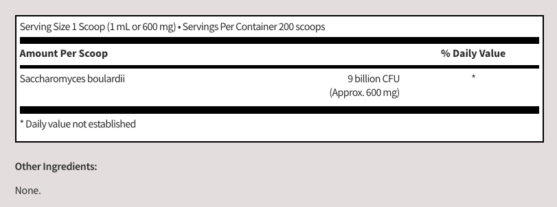 Saccharomyces Boulardii Powder by SFI Health (formerly Klaire Labs)