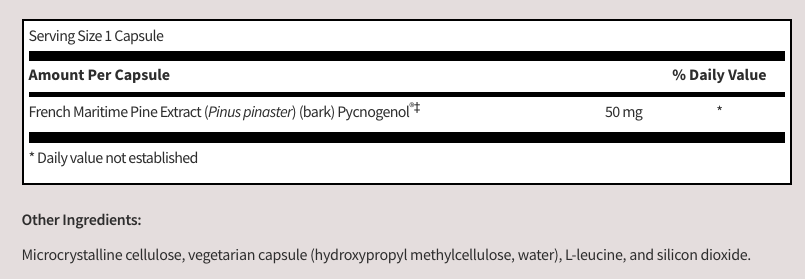 Pycnogenol by SFI Health (formerly Klaire Labs)