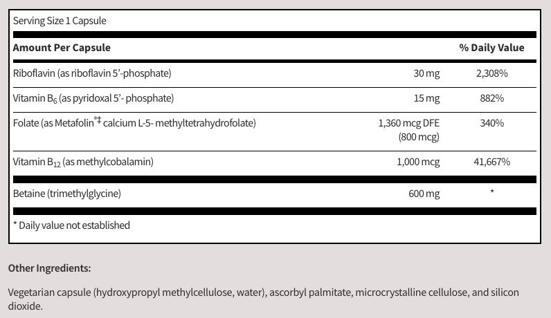 Methyl Balance by SFI Health (formerly Klaire Labs)