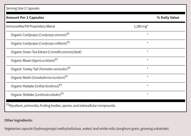 Ther-Biotic ImmunoMushroom by SFI Health (formerly Klaire Labs)