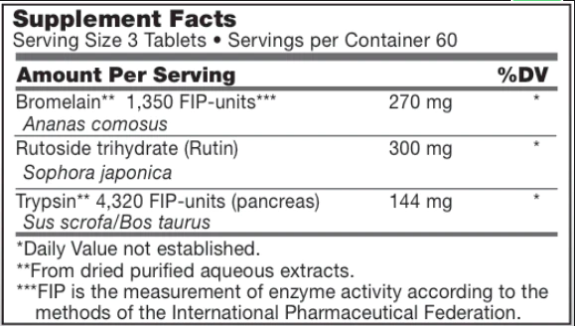 Wobenzym PS 180 tablets by Douglas Labs