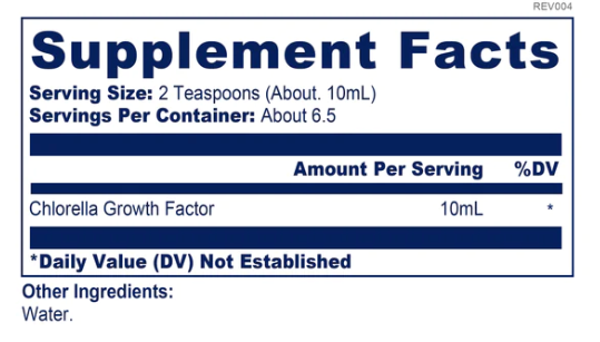 Chlorella Growth Factor CGF Liquid by Biopure