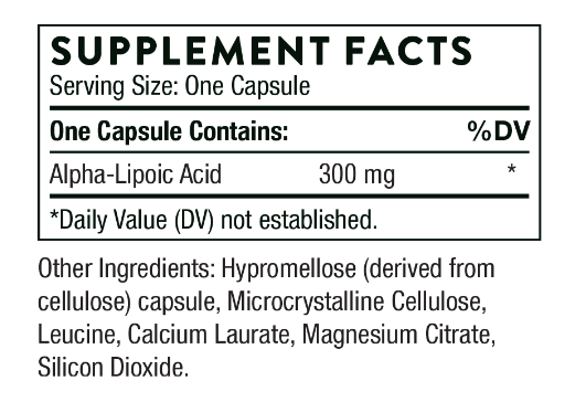 Alpha-Lipoic Acid by Thorne Research