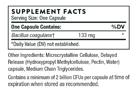 Bacillus Coagulans by Thorne Research