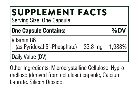 Pyridoxal 5'-Phosphate (P5P) by Thorne Research