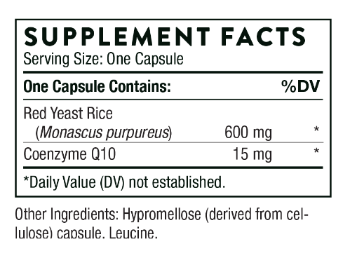 Red Yeast Rice + CoQ10 by Thorne Research