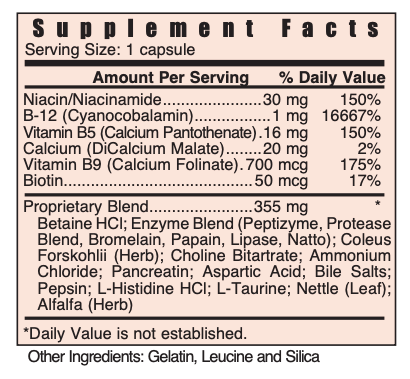 DB12 – Digest Vit. B12 by Systemic Formulas