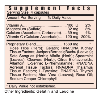 Ks – Kidney S by Systemic Formulas