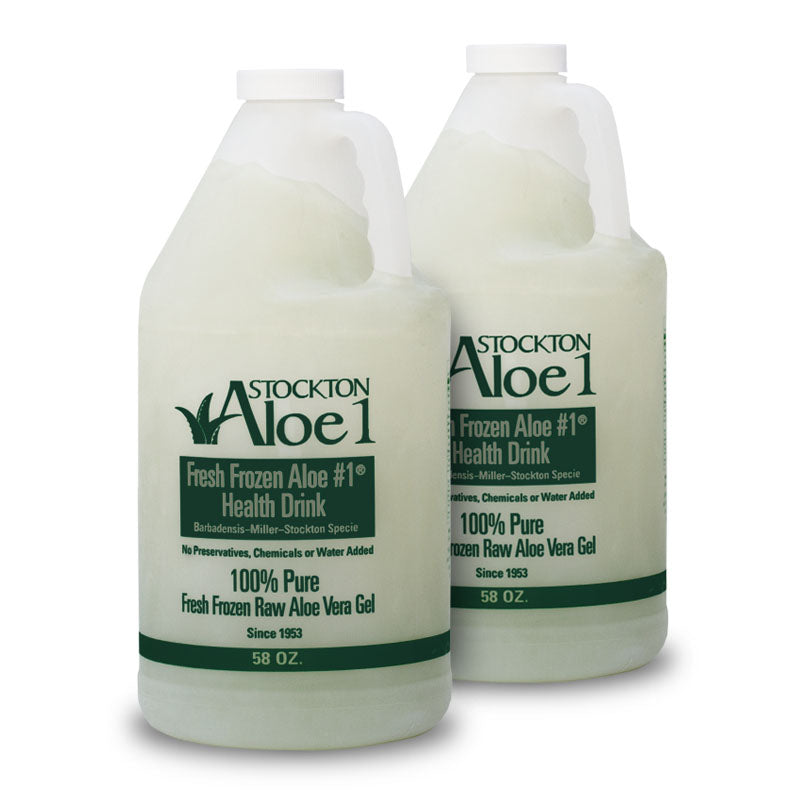 Stockton Aloe Vera Gel 58oz (2pack) by Haley Nutrition