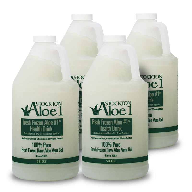 Stockton Aloe Vera Gel 58oz (4pack) by Haley Nutrition